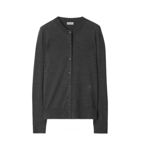 Logo Embroidered Buttoned Cardigan