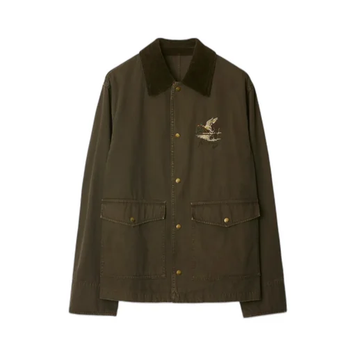 Logo Embroidered Field Jacket