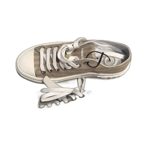 Plaid Low-Cut Casual Shoes