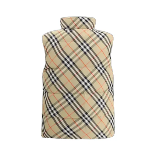 Checked Reversible Down Vest
