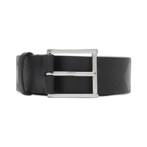 Checked Buckled Belt