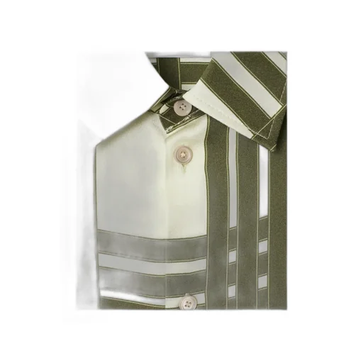 Ribbon Check Silk Dress