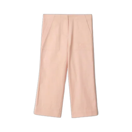 Equestrian Knight Embroidered Wide-Leg Trousers