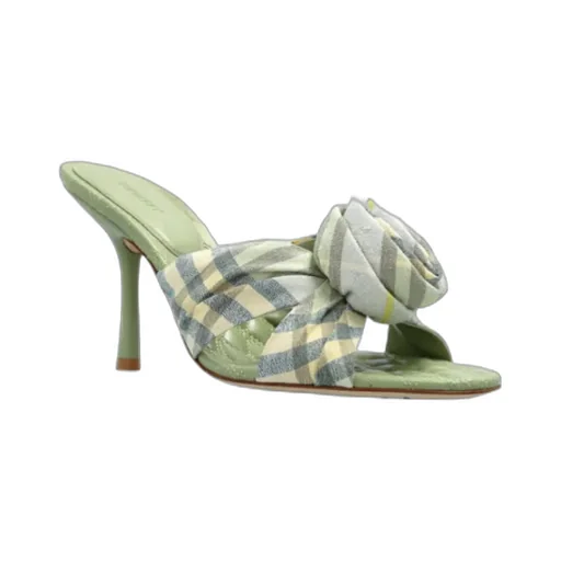Mews Checked Heeled Sandals