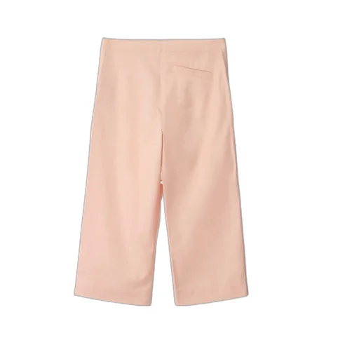 Equestrian Knight Embroidered Wide-Leg Trousers