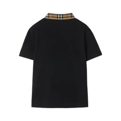 Vintage Check Short-Sleeved Polo Shirt