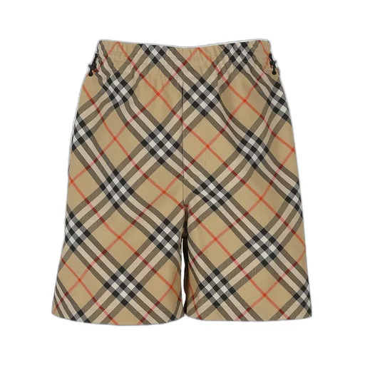 Check Printed Bermuda Shorts