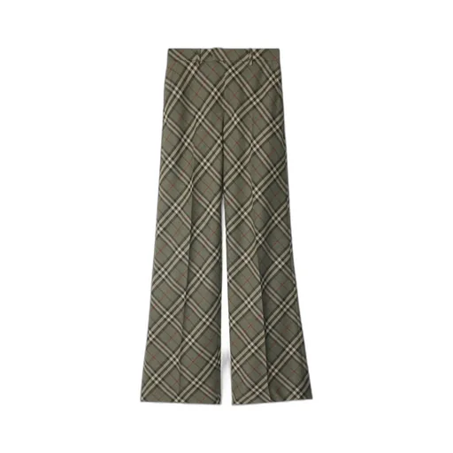 Vintage Check Tailored Trousers