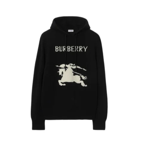 Ekd Intarsia-Knit Hooded Jumper