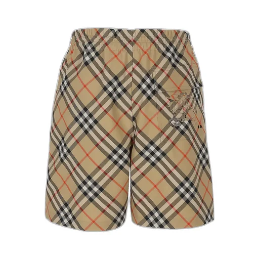 Check Printed Bermuda Shorts