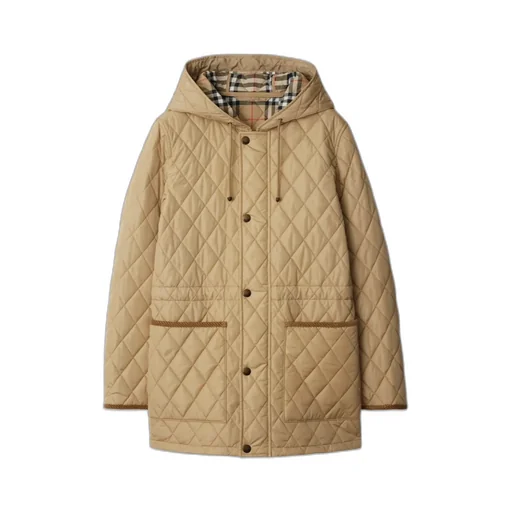 Devon Quilted Drawstring Hooded Parka