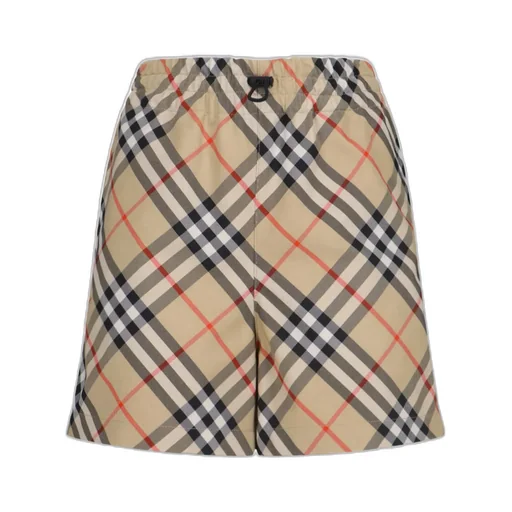 Ekd Motif Checked Shorts