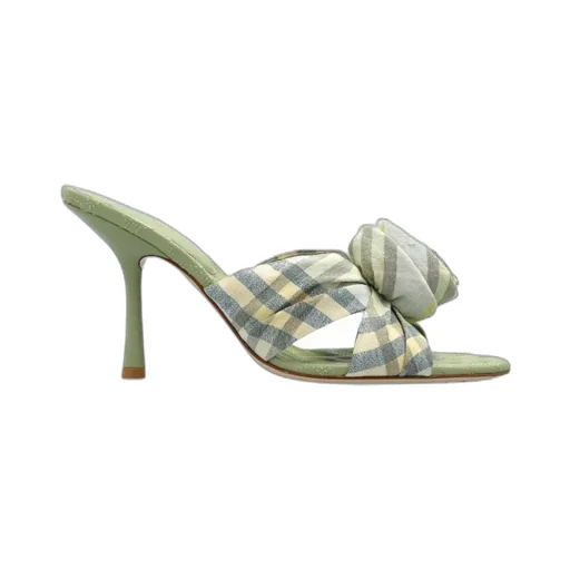 Mews Checked Heeled Sandals
