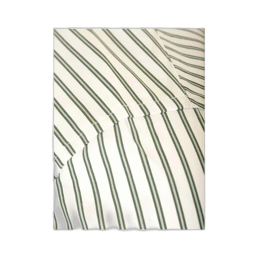 Logo Embroidered Striped Shirt