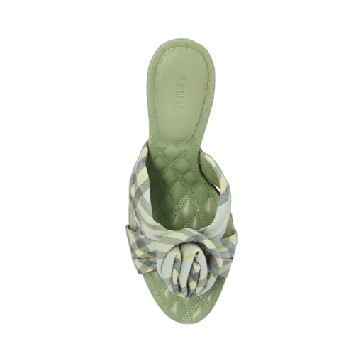 Mews Checked Heeled Sandals