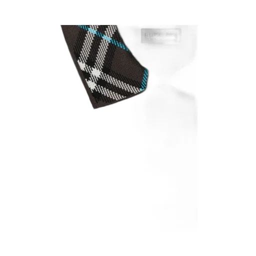 Checked Short Sleeved Polo Shirt