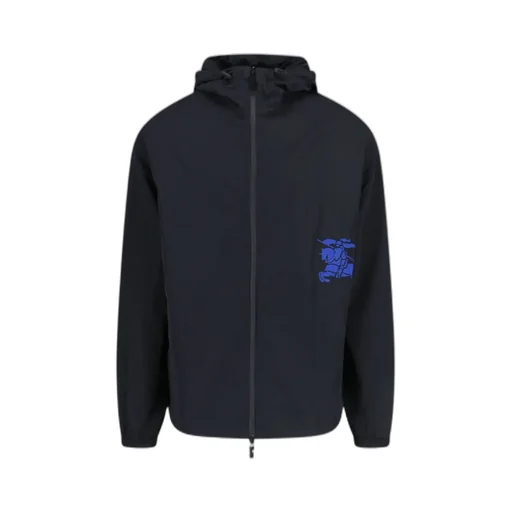 Logo Printed Zip-Up Hoodie