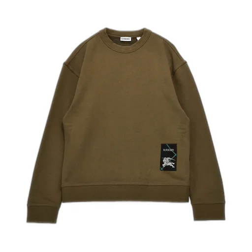 Logo-Patch Crewneck Sweatshirt
