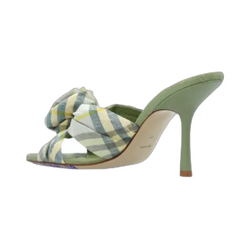 Mews Checked Heeled Sandals
