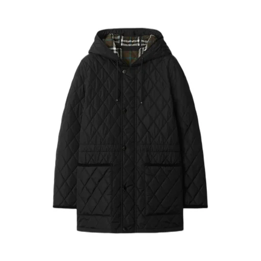 Devon Quilted Hooded Parka