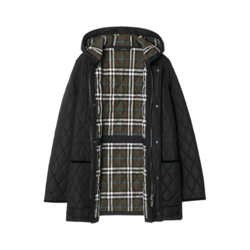 Devon Quilted Hooded Parka