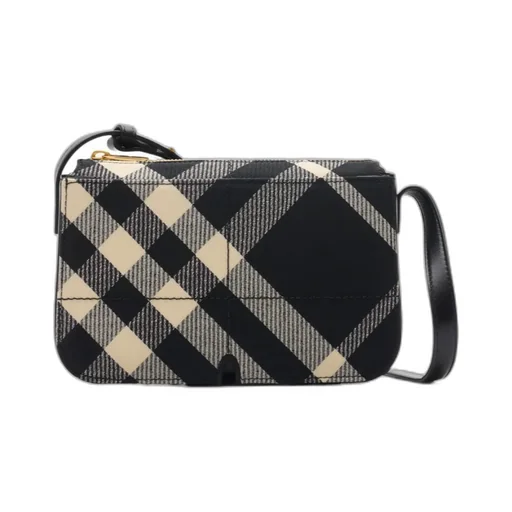 Snip Checked Crossbody Bag