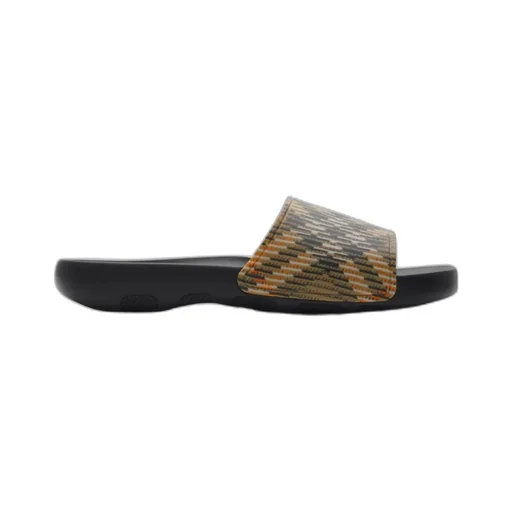 Check Pattern Slip-On Slides