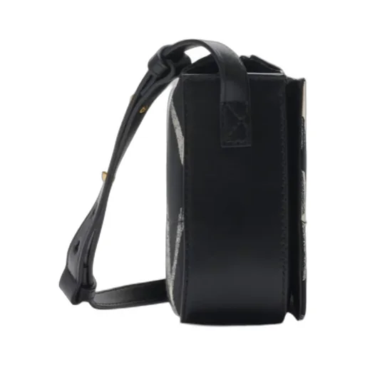 Snip Checked Crossbody Bag