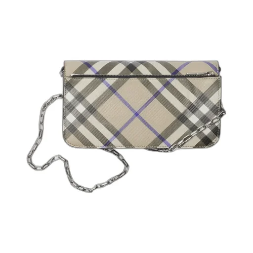Check Chain Strap Wallet