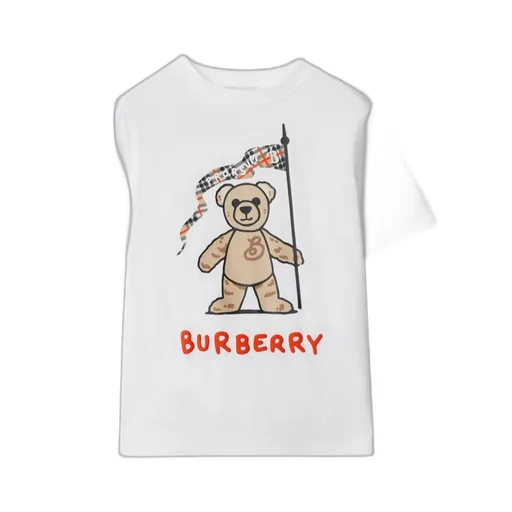 Bear-Printed Crewneck T-Shirt