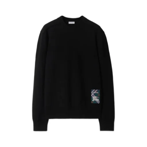 Logo Patch Knitted Jumper