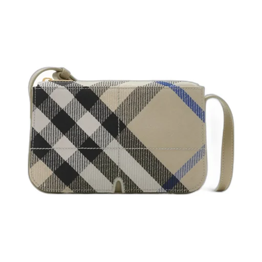 Snip Check Pattern Crossbody Bag