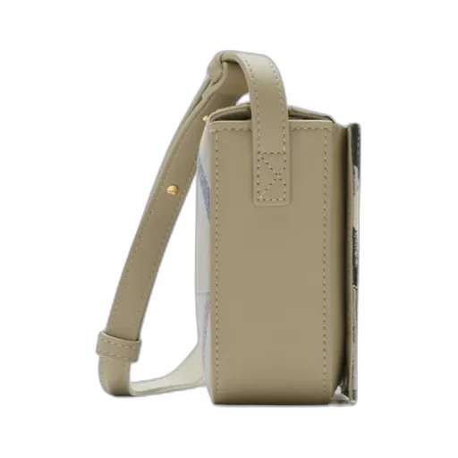 Snip Check Pattern Crossbody Bag