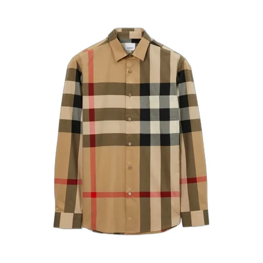 Slim Fit Check Cotton Shirt