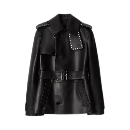 Belted Collared Trench Jacket