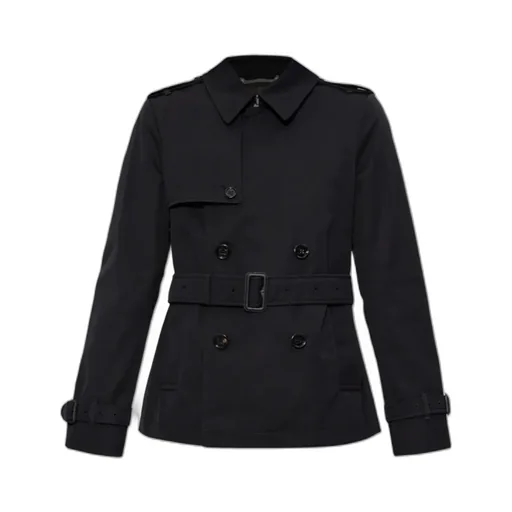 Double Breasted Short Trench Coat