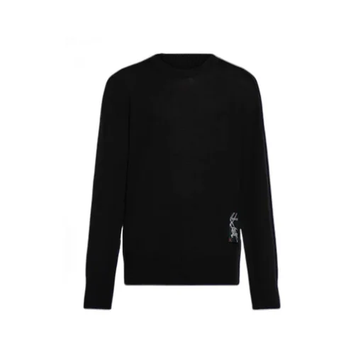 Logo Patch Knit Sweater