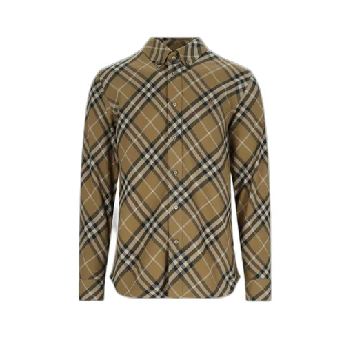 Checked Long-Sleeved Shirt