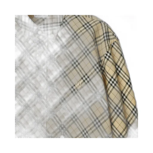 Logo Embroidered Checked Shirt