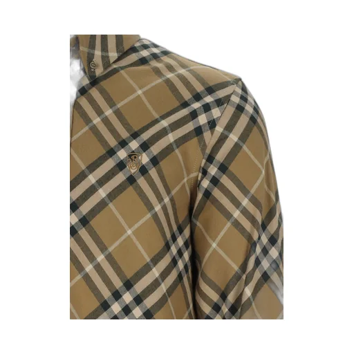 Checked Long-Sleeved Shirt