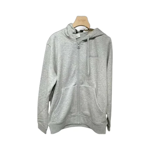 Cotton Blend Zip Hoodie