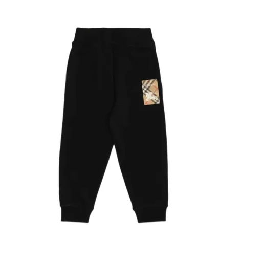 Kids Check Label Jogging Pants