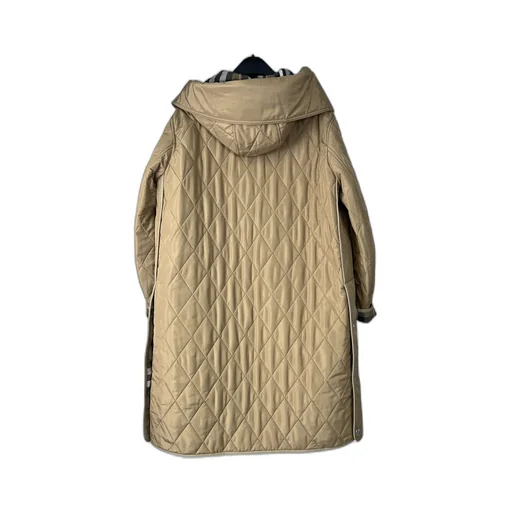Long Hooded Quilted Coat