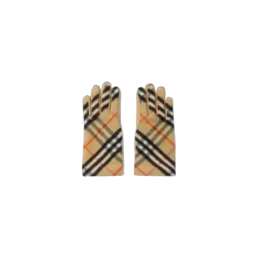 Check Pattern Gloves