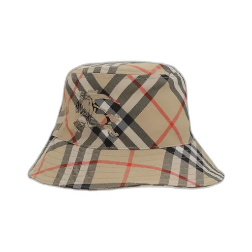 Check Printed Bucket Hat