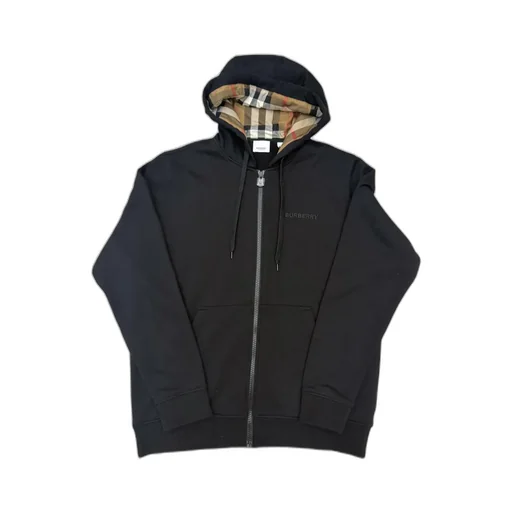 Cotton Blend Zip Hoodie