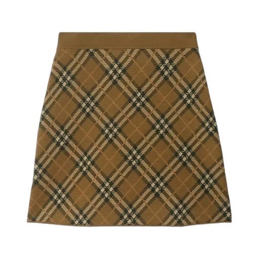 Check Mini Skirt