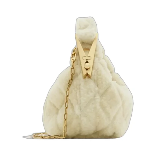 Zip-Up Chain-Link Tote Bag