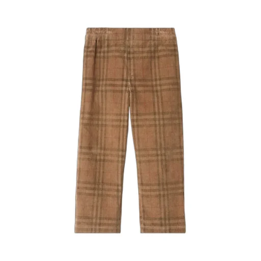 Check Corduroy Trousers