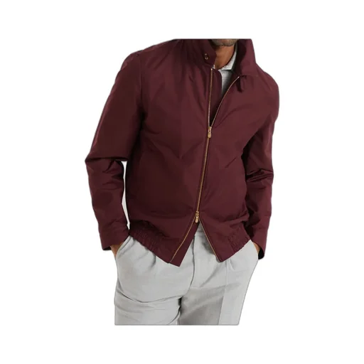 Zip-Fastening Windbreaker Jacket